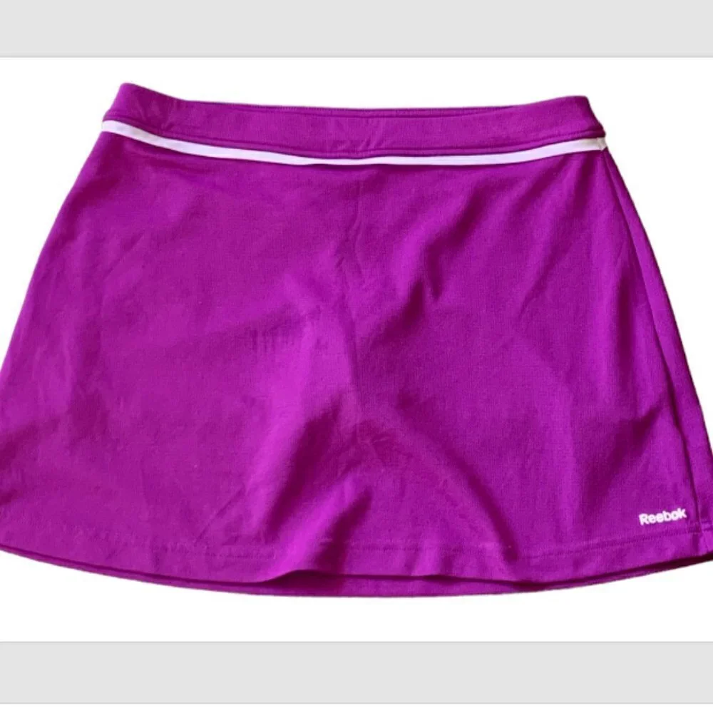 Reebok Play Dry Golf Tennis Skort Sz S Purple #80F - Picture 5 of 10